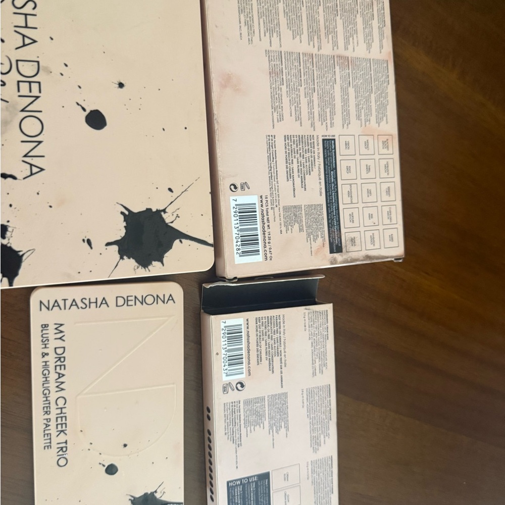 Natasha Denona My Dream Cheek Trio pallet and eyeshadow pallet